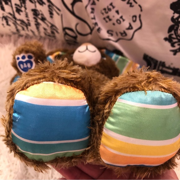 Bunny Build A Bear Workshop Easter Blue Eye Bunny Striped Ears - Picture 5 of 9